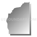 Buffalo Lake Voting District, Okanogan County, Washington (Gray Gradient Fill with Shadow)