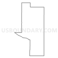 PINE BLUFFS COMMUNITY CENTER Voting District, Laramie County, Wyoming (Light Gray Border)