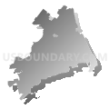 10940, New York (Gray Gradient Fill with Shadow)
