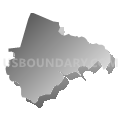 26662, West Virginia (Gray Gradient Fill with Shadow)