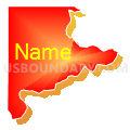 15821, Pennsylvania (Bright Blending Fill with Shadow)
