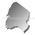16679, Pennsylvania (Gray Gradient Fill with Shadow)