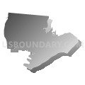 16650, Pennsylvania (Gray Gradient Fill with Shadow)