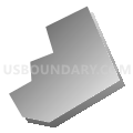 16546, Pennsylvania (Gray Gradient Fill with Shadow)