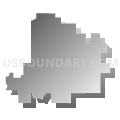47957, Indiana (Gray Gradient Fill with Shadow)