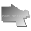 38637, Mississippi (Gray Gradient Fill with Shadow)