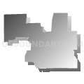 50262, Iowa (Gray Gradient Fill with Shadow)