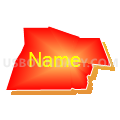 48080, Michigan (Bright Blending Fill with Shadow)