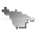 60968, Illinois (Gray Gradient Fill with Shadow)