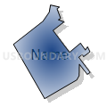 28519, North Carolina (Radial Fill with Shadow)