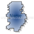 68779, Nebraska (Radial Fill with Shadow)