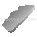 37688, Tennessee (Gray Gradient Fill with Shadow)