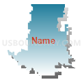 69130, Nebraska (Blue Gradient Fill with Shadow)