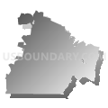 17225, Pennsylvania (Gray Gradient Fill with Shadow)