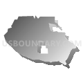 20007, District of Columbia (Gray Gradient Fill with Shadow)