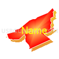 17981, Pennsylvania (Bright Blending Fill with Shadow)