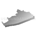 17747, Pennsylvania (Gray Gradient Fill with Shadow)
