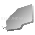 17855, Pennsylvania (Gray Gradient Fill with Shadow)