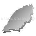 07936, New Jersey (Gray Gradient Fill with Shadow)