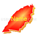 07936, New Jersey (Bright Blending Fill with Shadow)