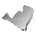 07424, New Jersey (Gray Gradient Fill with Shadow)