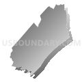 07438, New Jersey (Gray Gradient Fill with Shadow)