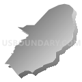 07757, New Jersey (Gray Gradient Fill with Shadow)