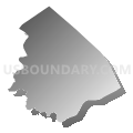 23314, Virginia (Gray Gradient Fill with Shadow)