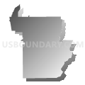 54956, Wisconsin (Gray Gradient Fill with Shadow)