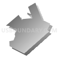 42323, Kentucky (Gray Gradient Fill with Shadow)