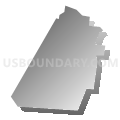 42354, Kentucky (Gray Gradient Fill with Shadow)