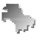 66091, Kansas (Gray Gradient Fill with Shadow)