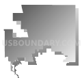 57239, South Dakota (Gray Gradient Fill with Shadow)