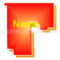 57361, South Dakota (Bright Blending Fill with Shadow)