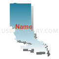 57762, South Dakota (Blue Gradient Fill with Shadow)