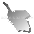 94586, California (Gray Gradient Fill with Shadow)