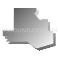 80230, Colorado (Gray Gradient Fill with Shadow)