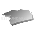 01151, Massachusetts (Gray Gradient Fill with Shadow)
