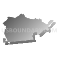 21864, Maryland (Gray Gradient Fill with Shadow)