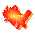 18925, Pennsylvania (Bright Blending Fill with Shadow)