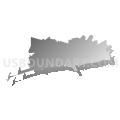 02646, Massachusetts (Gray Gradient Fill with Shadow)