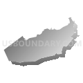 02169, Massachusetts (Gray Gradient Fill with Shadow)
